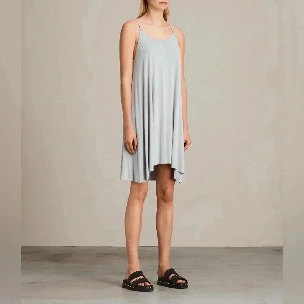 ALLSAINTS light gray Conley Dress NWOT Size Medium